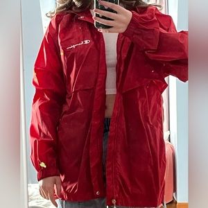 Champion, size large, red